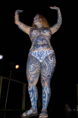 Body Painting 2005 photo - Duval Street, Key West